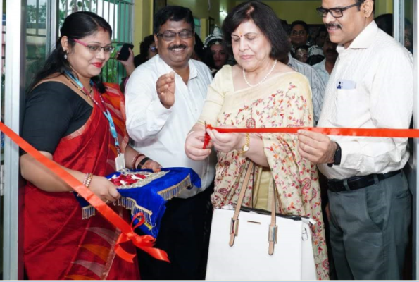 Inaguration of Silver Jubilee Block by Dr. Nisha Pesin